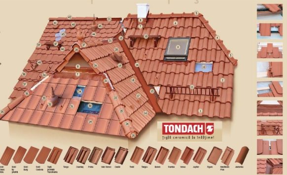 Ceramic-roof-tile tondach