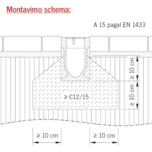 Monoblock PD A15 trinkelių dangoje